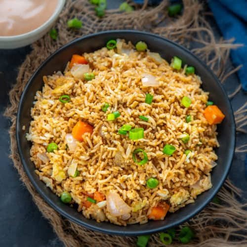 How to make Chicken #FriedRice with Chopper Gravy, Chicken Chopper Rice